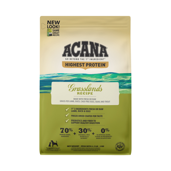 タミー子 さま専用ページACANA Grasslands Recipe ACANA Highest Protein Grasslands Recipe Dry Dog Food - NYC Pet
