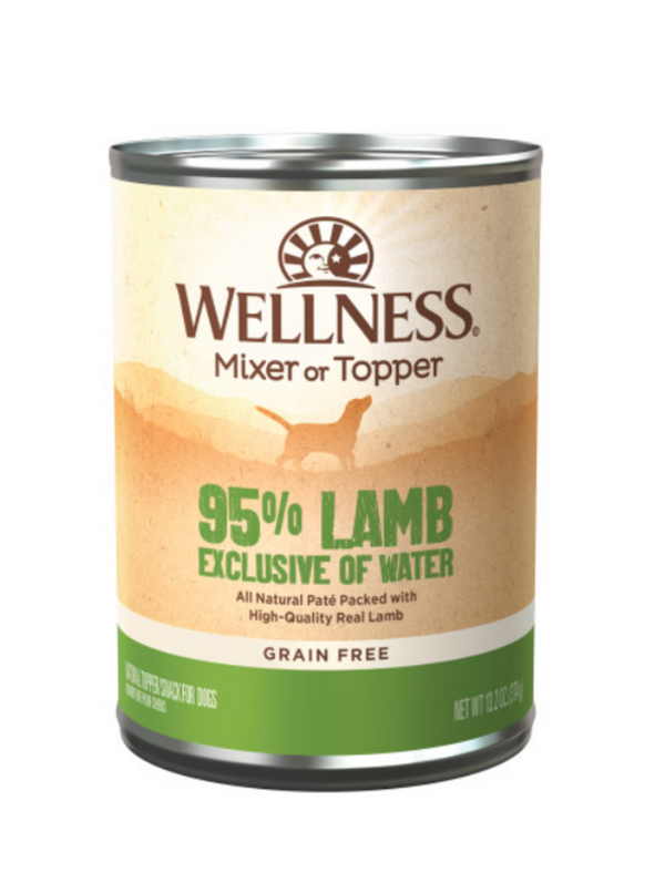 Wellness Natural Grain Free 95% Lamb Recipe Adult Wet Canned Dog