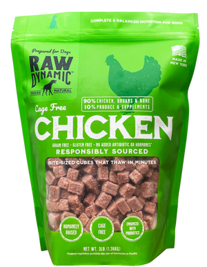 Raw Dynamic Frozen Chicken Formula for Dogs