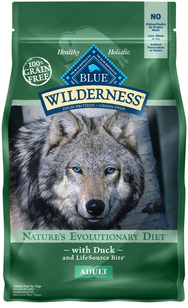 Blue Buffalo Wilderness Grain Free High Protein Duck Recipe Dry Dog Fo NYC Pet