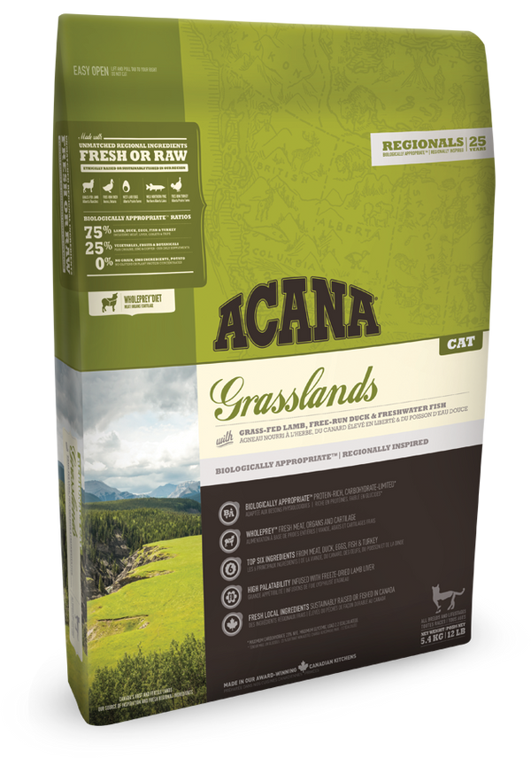 ACANA Grasslands Recipe Dry Cat Food - NYC Pet
