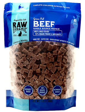 Raw Dynamic Beef Formula for Cats 3lb