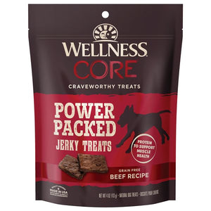 Wellness Core Power Packed Jerky Treats Beef Recipe 4oz