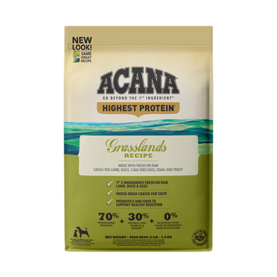 ACANA Highest Protein Grasslands Recipe Dry Dog Food - NYC Pet