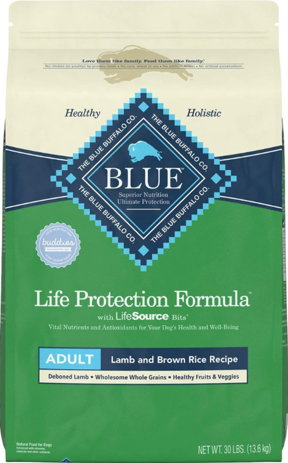 Blue Buffalo Life Protection Formula Adult Lamb Brown Rice Recipe Dry Dog Food