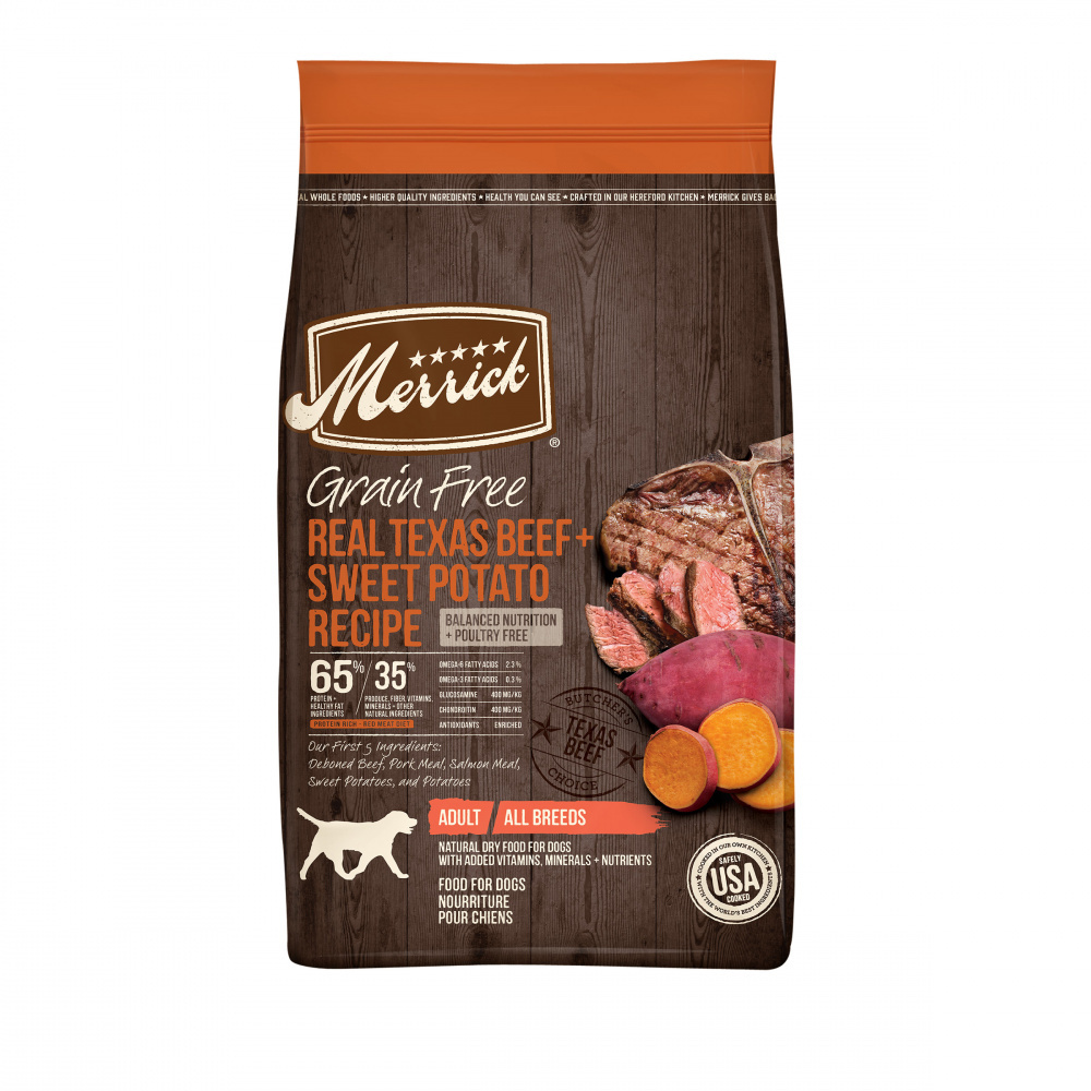 Merrick large breed dog food clearance