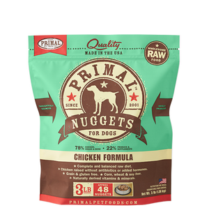 Primal Raw Frozen Canine Chicken Formula 3LB