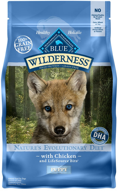 Blue buffalo wilderness 2025 grain free puppy food