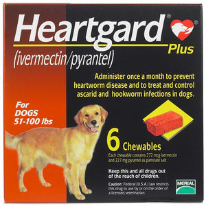 Heartgard Plus up to 51-100lbs