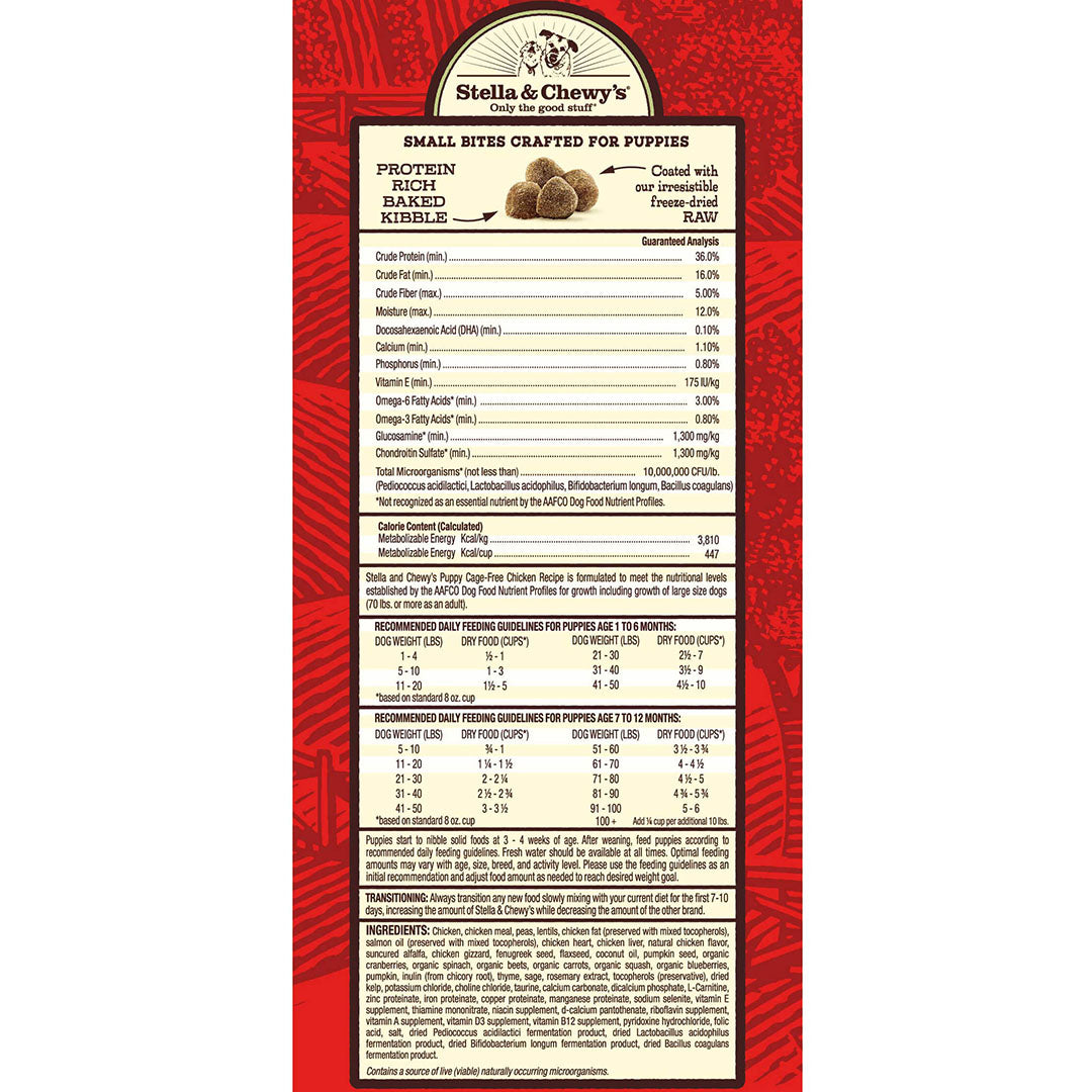 Stella Chewy D Raw Coated Kibble Puppy NYC Pet