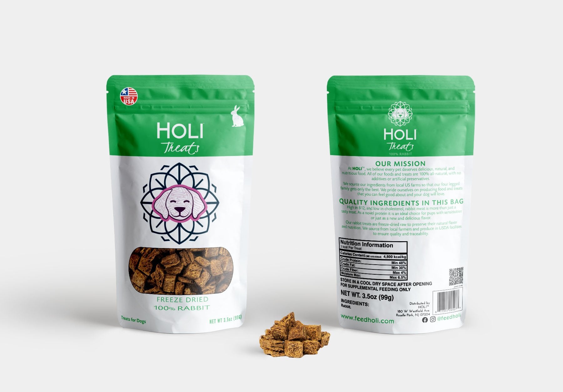 Holi Rabbit Dog Treats - NYC Pet