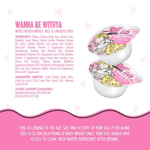 Weruva Bff Fun Size Meals I Wanna Be WithYa! 2.75-oz Cup Case of 12