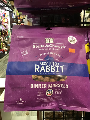 Stella and Chewy Absolutely Rabbit Freeze-Dried Raw Dinner Morsels